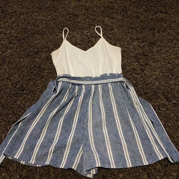 Rue 21 Girls size small white tank short one piece - Picture 1 of 1